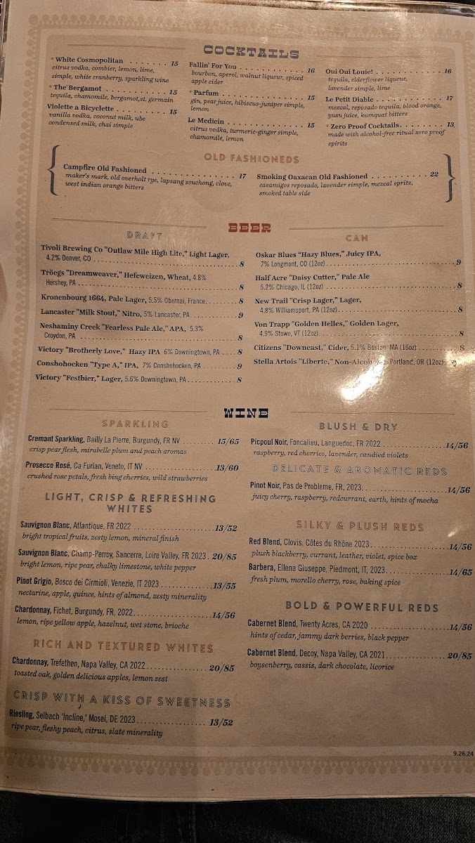 Louie Louie Menu - Image 2